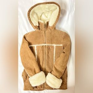 Girls Wilson Leather/Suede Coat Size XL